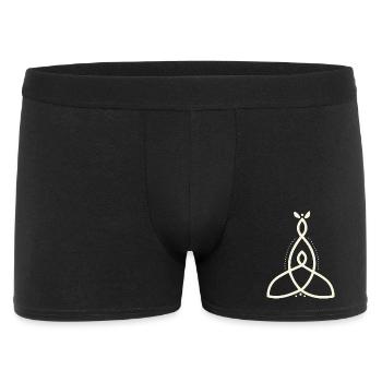 Mutter Symbole - Männer Boxer Shorts - Schwarz - Vorne