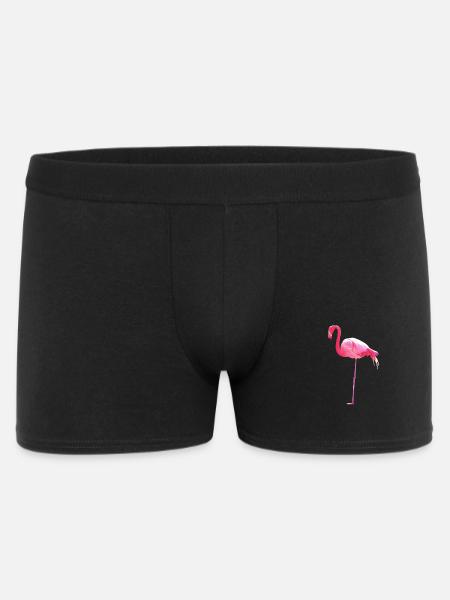 Pink Flamingo - Men's Boxer Shorts - black