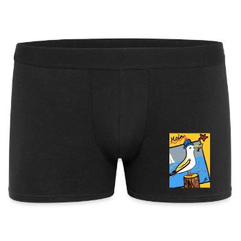 EG mouette I palier I mer I vacances I photo - Boxer Homme - noir - Devant