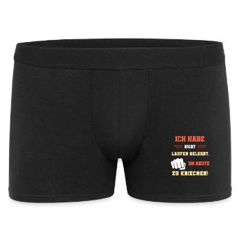 Coole Sprüche, patrioten Sprüche cooler spruch - Männer Boxer Shorts - Schwarz - Vorne