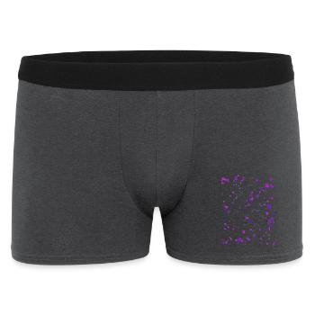 Taches de couleur violette - Boxer Homme - charbon - Devant