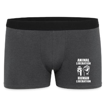 Libération animale - Boxer Homme - charbon - Devant