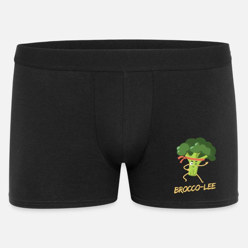 Brocco-Lee - gesunder Kampfsport - Männer Boxer Shorts - Schwarz