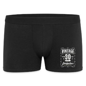 Vintage 30th Anniversary Typography - Men's Boxer Shorts - black - Front