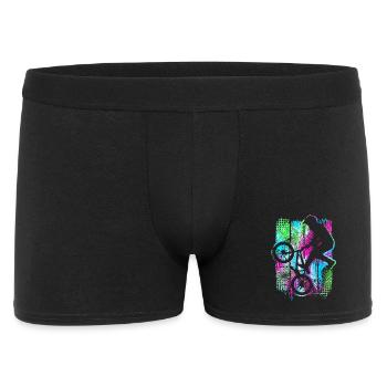 Vélo Bmx tropical avec palmiers - Retro Bmx Bike - Boxer Homme - noir - Devant