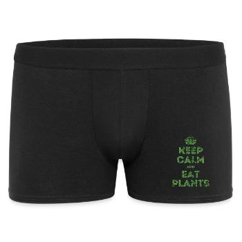 Keep Calm and Eat Plants - Men's Boxer Shorts - black - Front