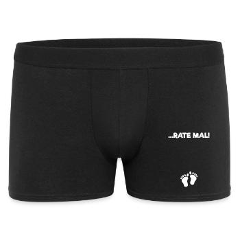 Babyfüße Schwangerschaft Babybauch Schwanger - Männer Boxer Shorts - Schwarz - Vorne