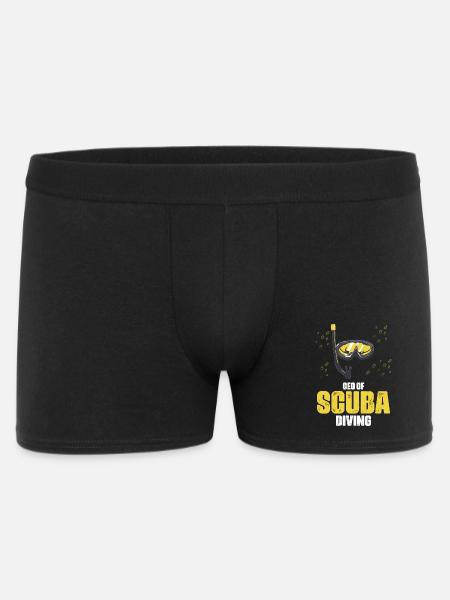 Freediver Scuba Diver Design - Men's Boxer Shorts - black
