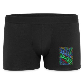 t-shirt Abigail word cloud t-shirt gift idea t-shirt - Men's Boxer Shorts - black - Front