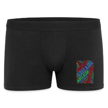 Adelaide t-shirt t-shirt word cloud gift idea - Men's Boxer Shorts - black - Front