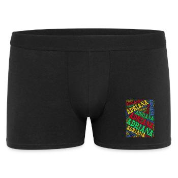t-shirt Adriana t-shirt word cloud gift idea - Men's Boxer Shorts - black - Front