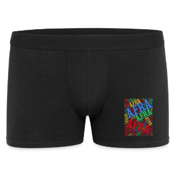 t-shirt Afra word cloud t-shirt gift idea t-shirt - Men's Boxer Shorts - black - Front