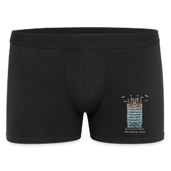 Rotterdam, Weißes Haus am Alten Hafen, Niederlande - Männer Boxer Shorts - Schwarz - Vorne