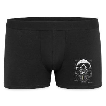 Skull Beer Mug Gothic - Men's Boxer Shorts - black - Front