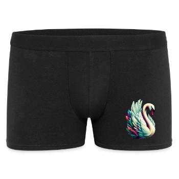 Swan - Men's Boxer Shorts - black - Front