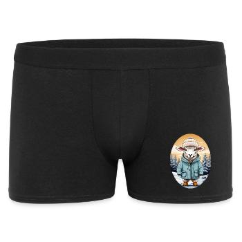 Mouton doux - Boxer Homme - noir - Devant