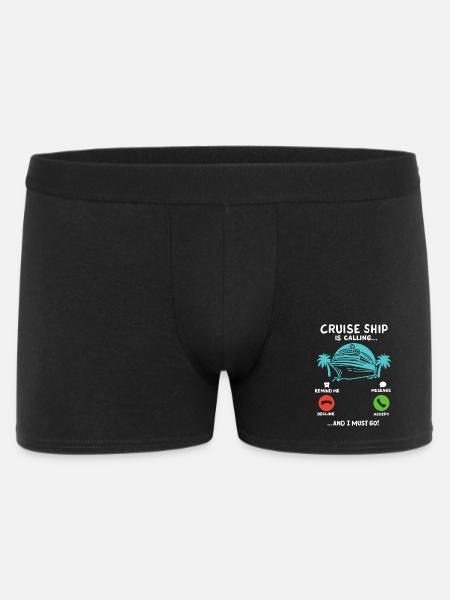 Kreuzfahrt Sommerurlaub - Männer Boxer Shorts - Schwarz
