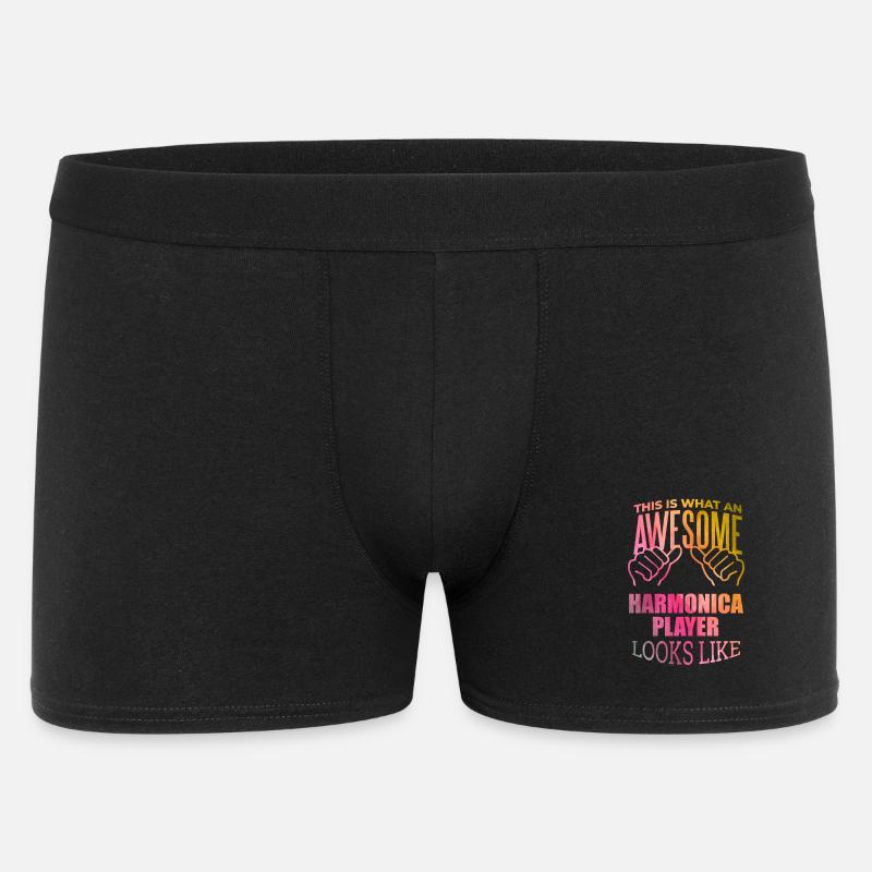 Harmonica - Men's Boxer Shorts - black