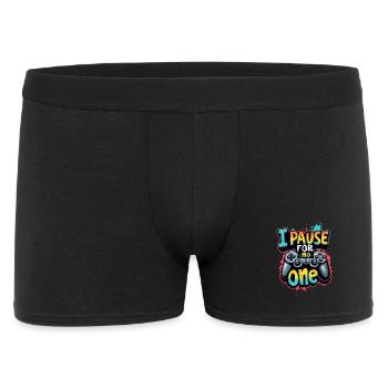 I PAUSE FOR NO ONE, GAMING - Men's Boxer Shorts - black - Front