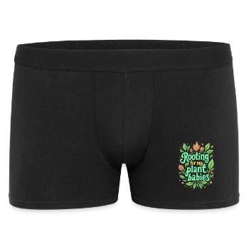 ENRACINEMENT DE MES BÉBÉS PLANTES - Boxer Homme - noir - Devant