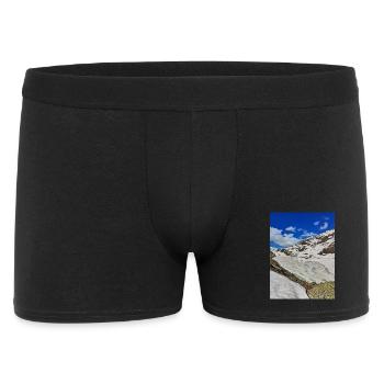 Lac Blanc Juni 2024 - Männer Boxer Shorts - Schwarz - Vorne