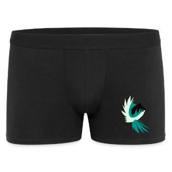 Tropical palm fronds in the wind - Men's Boxer Shorts - black - Front