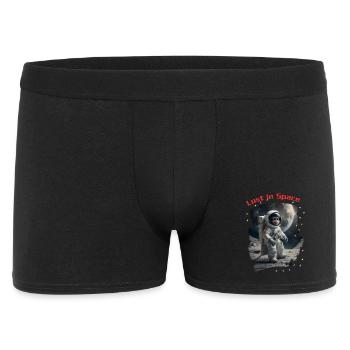 Lost in Space - Monkey as Astronaut - Men's Boxer Shorts - black - Front