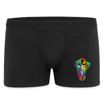 Jesus Christ Cross - Men's Boxer Shorts - black - Front
