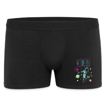 tennis moonball expert - Männer Boxer Shorts - Schwarz - Vorne