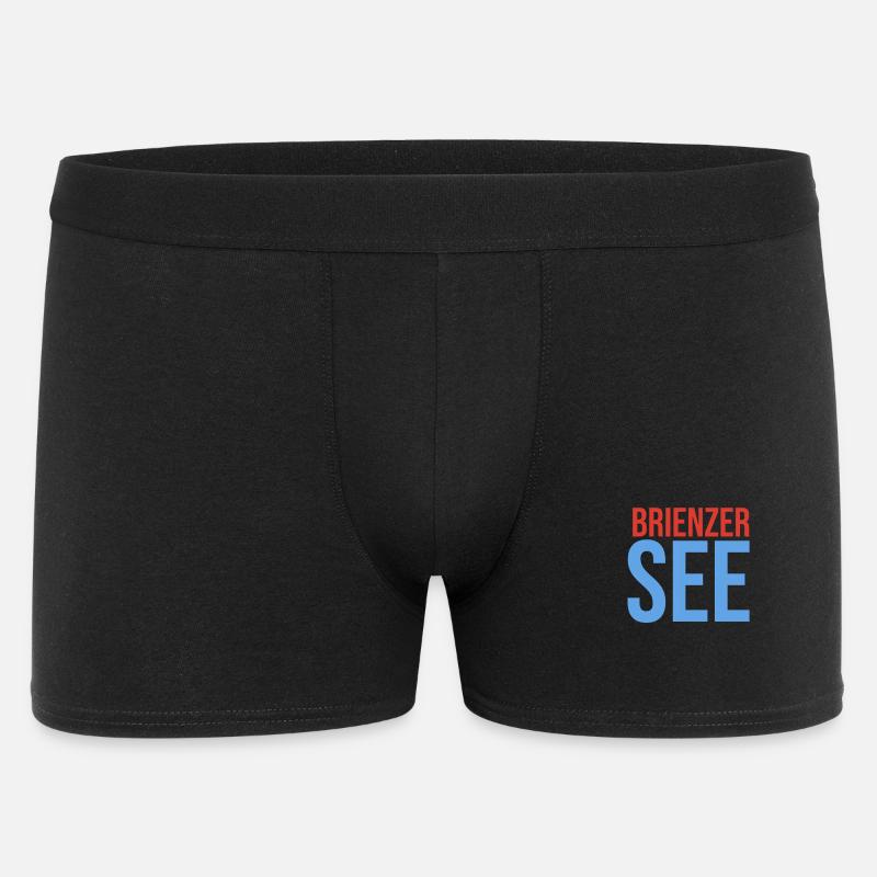 Souvenir du lac de Brienz - Boxer Homme - noir
