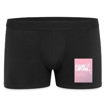 Frangipanier Plus Mera Design floral - Boxer Homme - noir - Devant