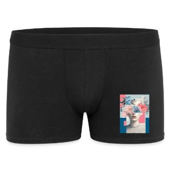 Abstract floral femininity - Men's Boxer Shorts - black - Front