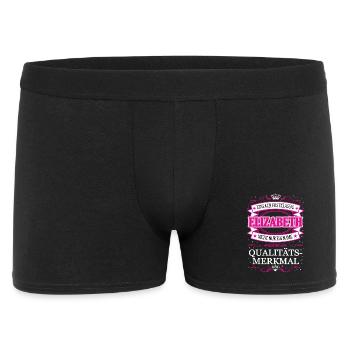 Qualitätsmerkmal Elizabeth einfach Erstklassig - Männer Boxer Shorts - Schwarz - Vorne