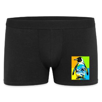 penguin - Men's Boxer Shorts - black - Front