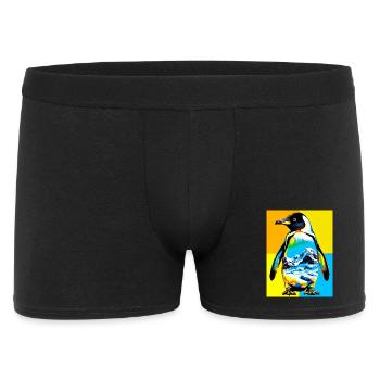 penguin - Men's Boxer Shorts - black - Front