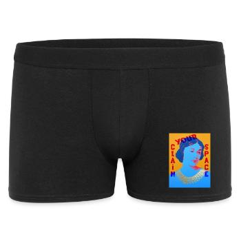 Timeless Pop Art Woman with Color Contrast - Men's Boxer Shorts - black - Front