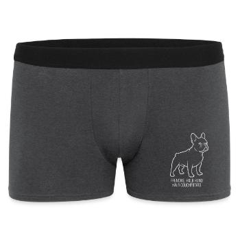 Frenchie Moitié Chien Moitié Canapé - Boxer Homme - charbon - Devant