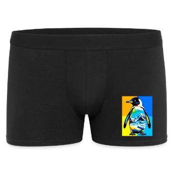 penguin - Men's Boxer Shorts - black - Front