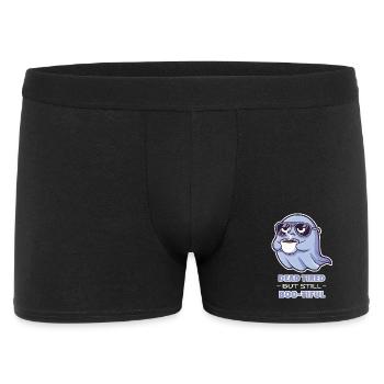 Mort de fatigue, toujours boo-tiful - Fantôme d’Halloween - Boxer Homme - noir - Devant