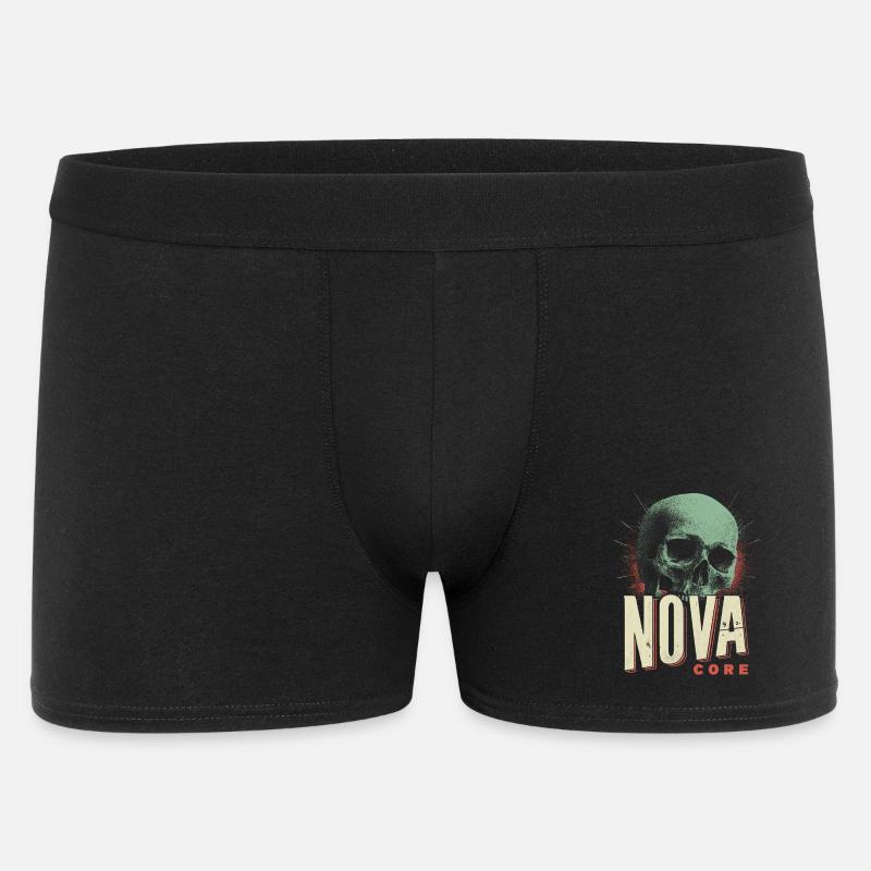 Nova Core Schädel - Männer Boxer Shorts - Schwarz
