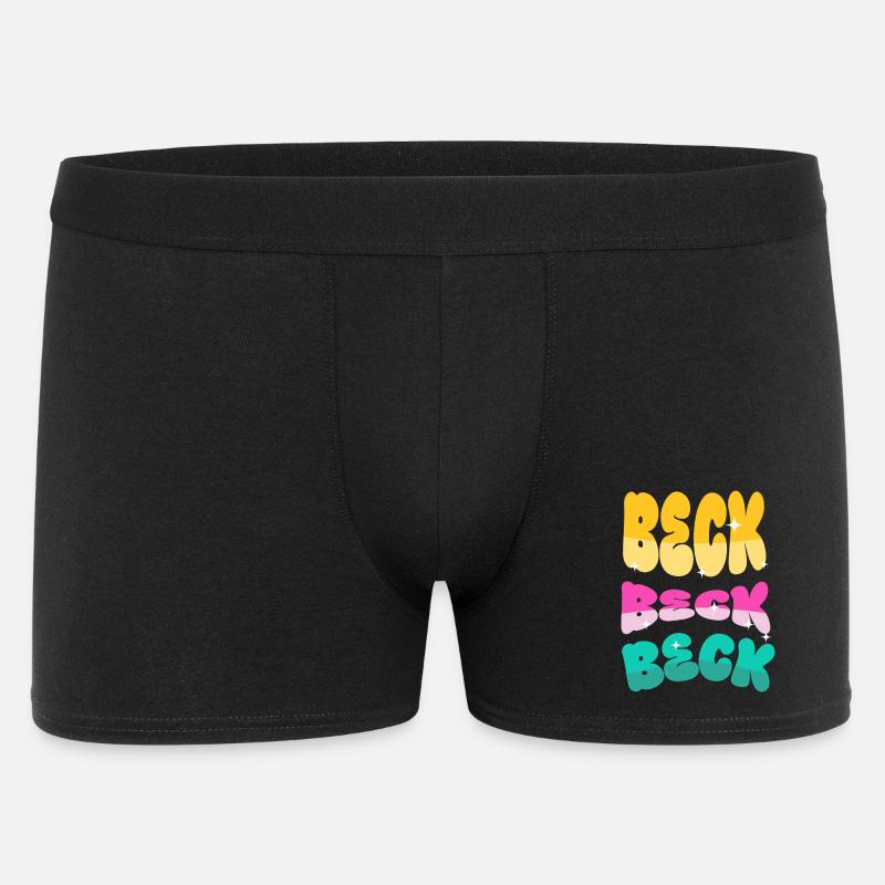Beck  - Männer Boxer Shorts - Schwarz