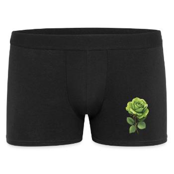 Green Rose - Men's Boxer Shorts - black - Front