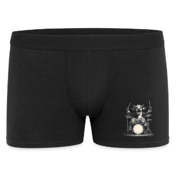 Alpine Cow Drums Drummer Mountains Music Funny - Men's Boxer Shorts - black - Front