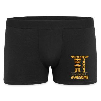 November 2003, 22 Years of Being Awesome - Men's Boxer Shorts - black - Front