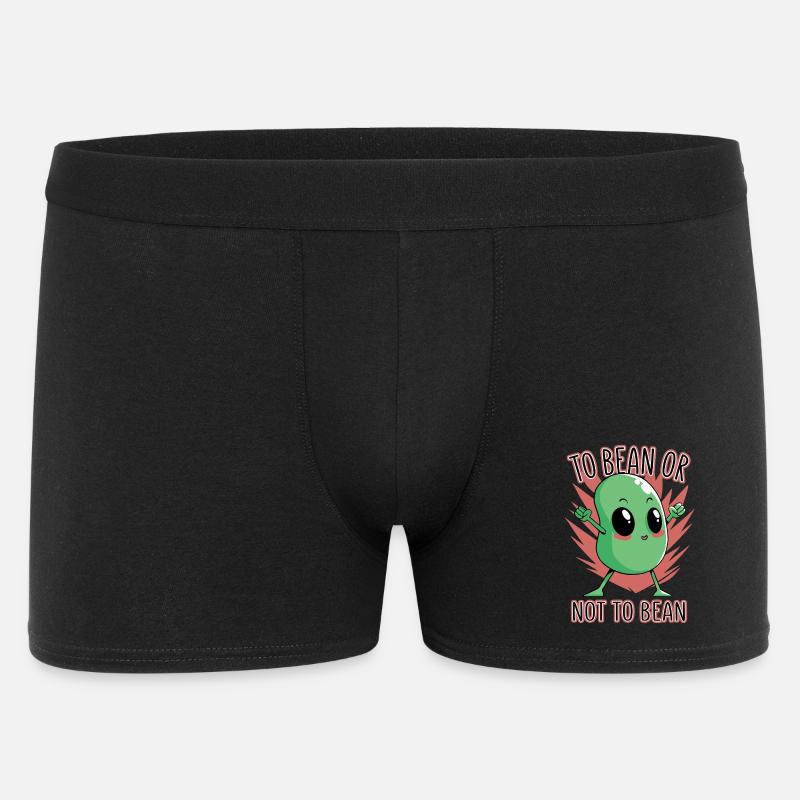 Bohne oder nicht Bohne - Männer Boxer Shorts - Schwarz