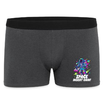 Pièce d’insertion spatiale - Boxer Homme - charbon - Devant