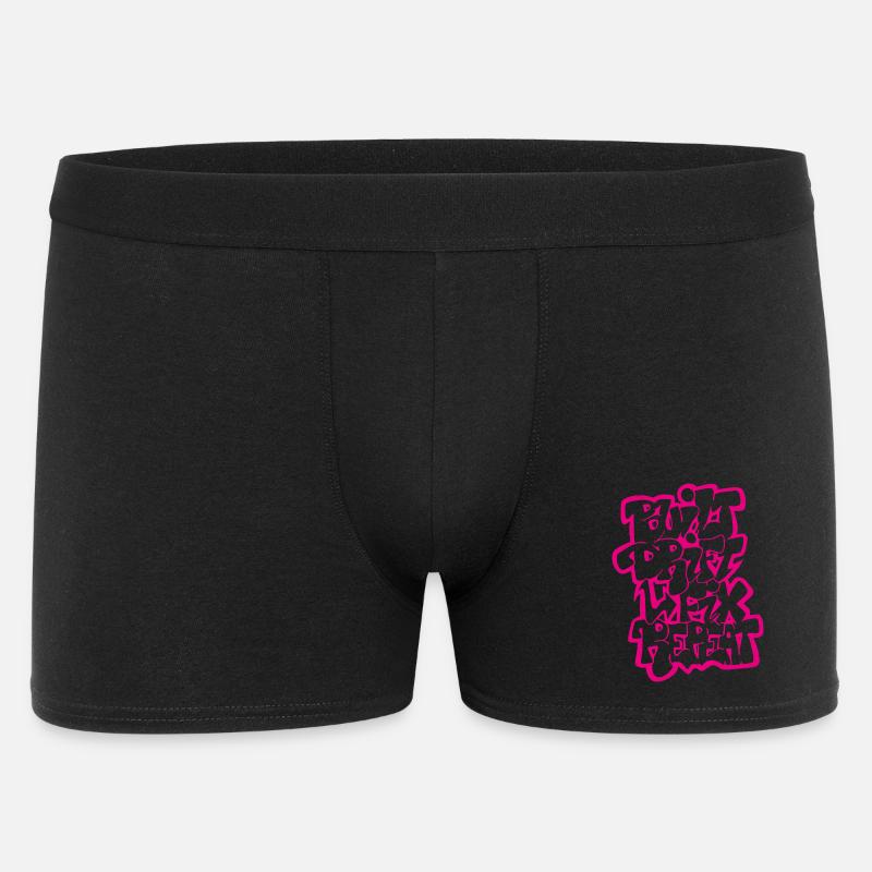 Built Drift Fix Repeat 03 - Männer Boxer Shorts - Schwarz