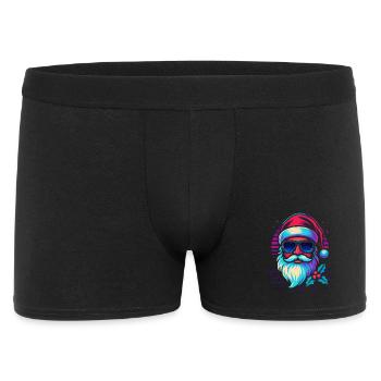 Santa Claus Funny Retro Gaming - Men's Boxer Shorts - black - Front