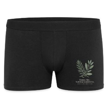 Herbal Mix – Rosemary & Sage - Men's Boxer Shorts - black - Front
