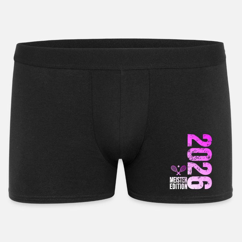 Tennis Master Edition 2026 rose - Boxer Homme - noir